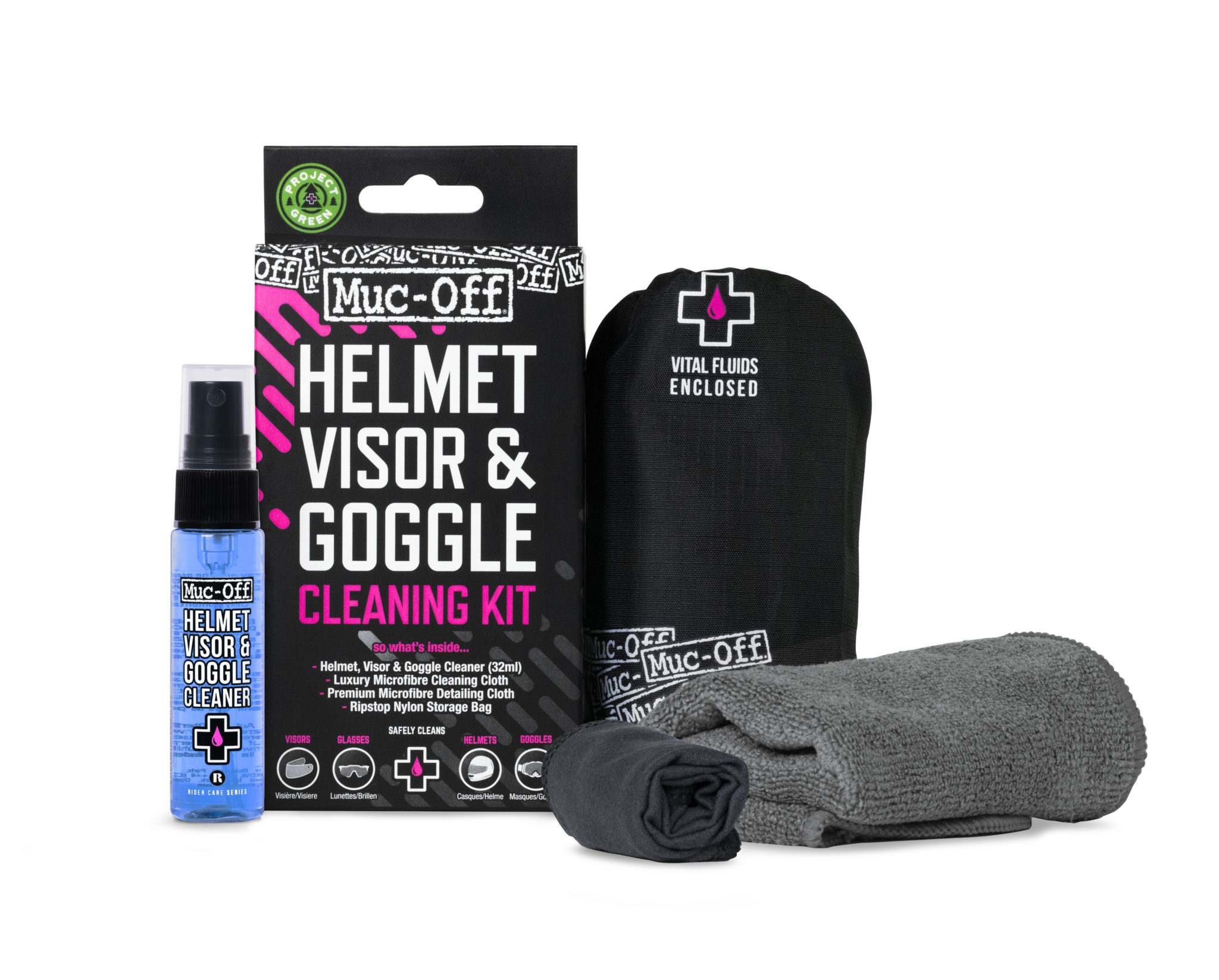 MUC-OFF VISIR RENGØRINGSKIT MUC-OFF VISIR RENGØRINGSKIT